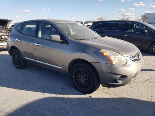 JN8AS5MV4DW610668 - 2013 NISSAN ROGUE S GRAY photo 4