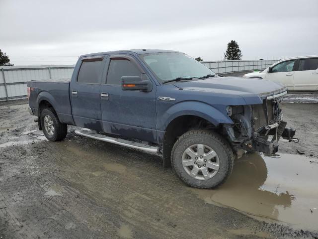 1FTFW1EF4EFA96988 - 2014 FORD F150 SUPERCREW BLUE photo 4