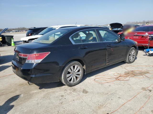 1HGCP2F79BA001574 - 2011 HONDA ACCORD EX BLACK photo 3