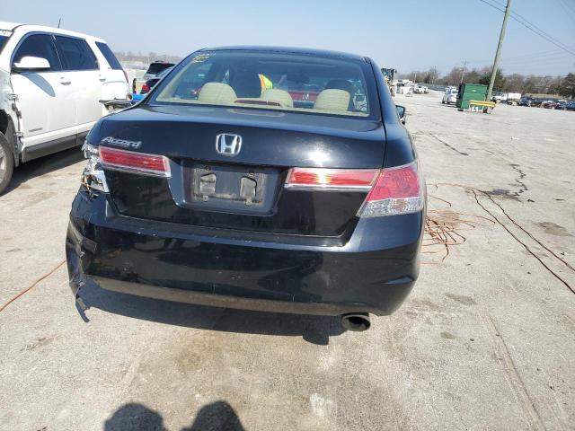 1HGCP2F79BA001574 - 2011 HONDA ACCORD EX BLACK photo 6