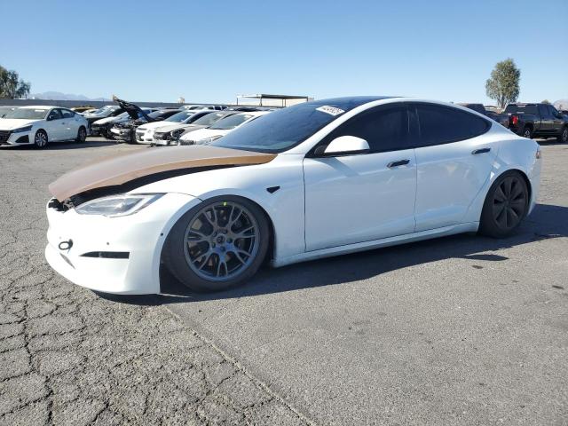 5YJSA1E58NF467806 - 2022 TESLA MODEL S WHITE photo 1