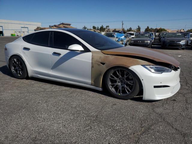5YJSA1E58NF467806 - 2022 TESLA MODEL S WHITE photo 4