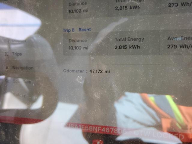 5YJSA1E58NF467806 - 2022 TESLA MODEL S WHITE photo 9