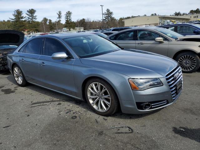 WAUAGAFD1DN021994 - 2013 AUDI A8 QUATTRO GRAY photo 4