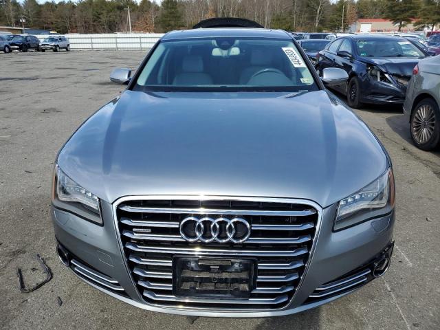 WAUAGAFD1DN021994 - 2013 AUDI A8 QUATTRO GRAY photo 5