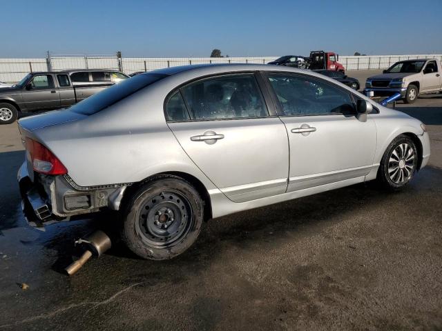 2HGFA16519H341580 - 2009 HONDA CIVIC LX SILVER photo 3