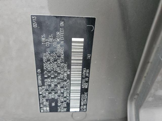 JTLZE4FE6DJ033639 - 2013 TOYOTA SCION XB 灰色 照片 12