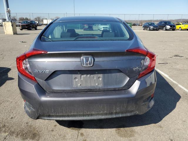 2HGFC2F66GH505072 - 2016 HONDA CIVIC LX GRAY photo 6