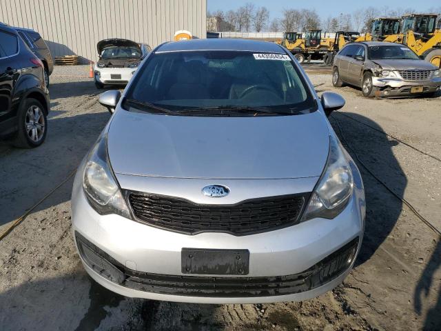 KNADM4A31E6403590 - 2014 KIA RIO LX SILVER photo 5