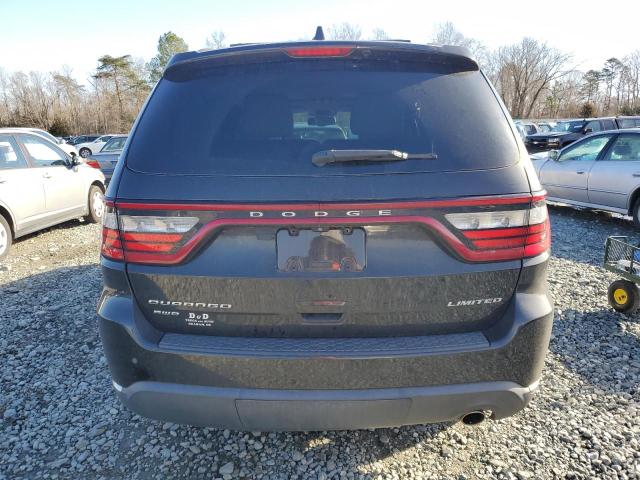 1C4RDJDG7EC520906 - 2014 DODGE DURANGO LIMITED BLACK photo 6