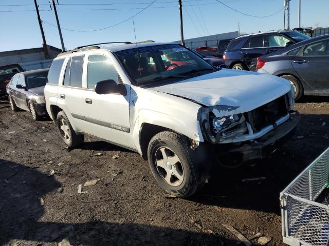 1GNDT13S532274418 - 2003 CHEVROLET TRAILBLAZE WHITE photo 4