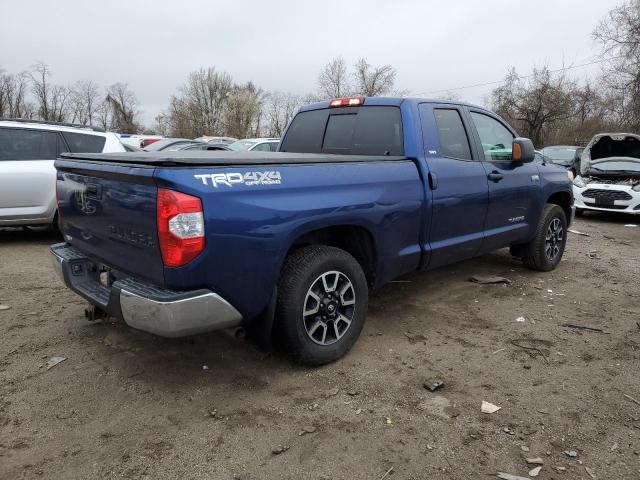 5TFUY5F19FX481339 - 2015 TOYOTA TUNDRA DOUBLE CAB SR/SR5 BLUE photo 3