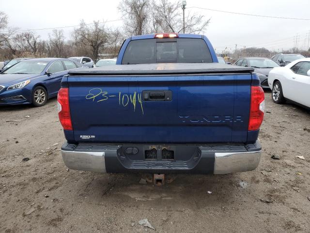 5TFUY5F19FX481339 - 2015 TOYOTA TUNDRA DOUBLE CAB SR/SR5 BLUE photo 6