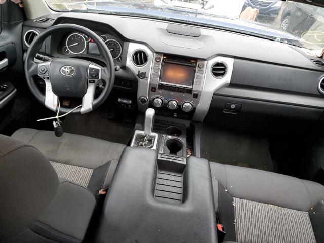 5TFUY5F19FX481339 - 2015 TOYOTA TUNDRA DOUBLE CAB SR/SR5 BLUE photo 8