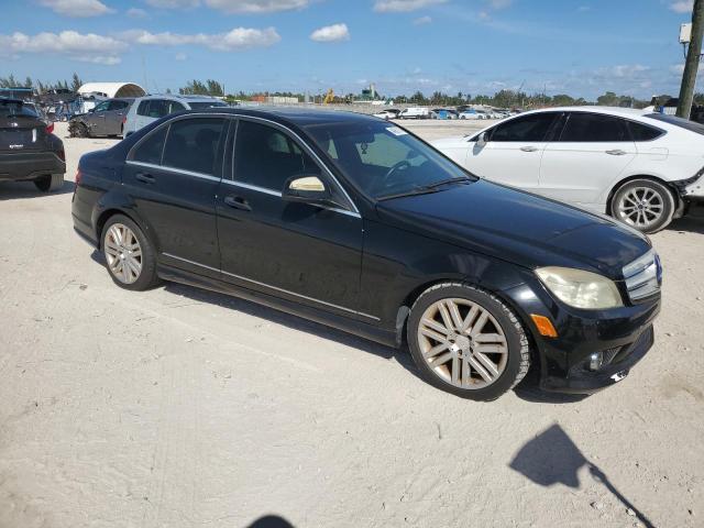 WDDGF54X88R018180 - 2008 MERCEDES-BENZ C 300 BLACK photo 4