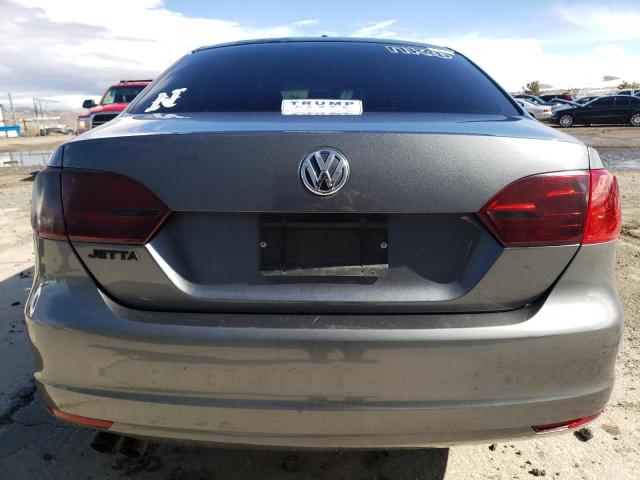 3VW1K7AJ2DM283337 - 2013 VOLKSWAGEN JETTA BASE 灰色 照片 6