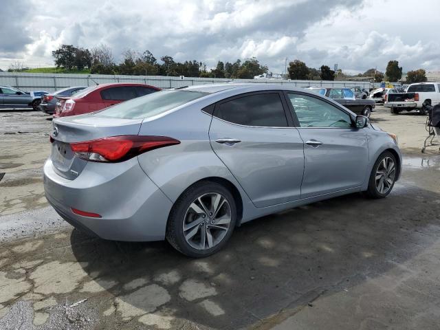 5NPDH4AEXFH612973 - 2015 HYUNDAI ELANTRA SE GRAY photo 3