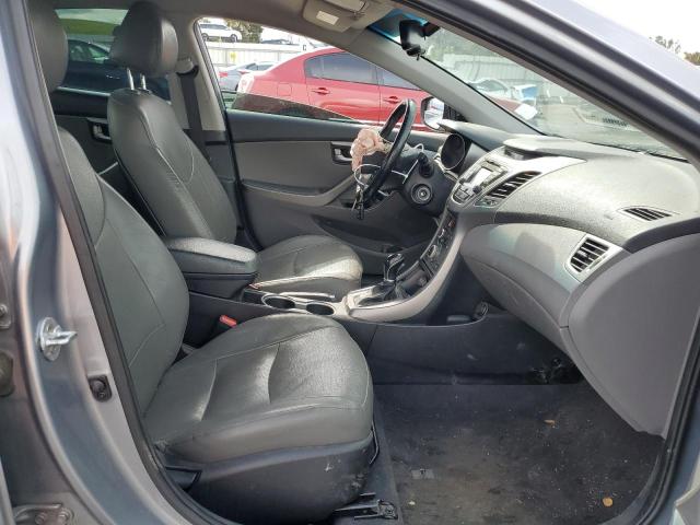 5NPDH4AEXFH612973 - 2015 HYUNDAI ELANTRA SE GRAY photo 7