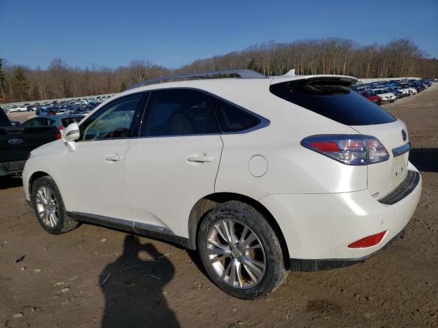 JTJBC1BA5B2044902 - 2011 LEXUS RX 450 WHITE photo 2