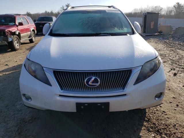 JTJBC1BA5B2044902 - 2011 LEXUS RX 450 WHITE photo 5