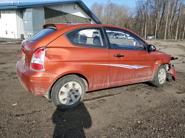 KMHCM36C89U136804 - 2009 HYUNDAI ACCENT GS ORANGE photo 3