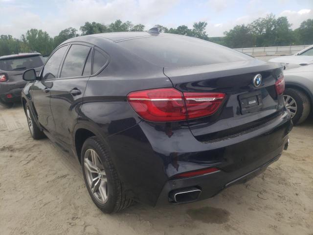 5UXKU2C5XG0N83945 - 2016 BMW X6 XDRIVE35I BLUE photo 3