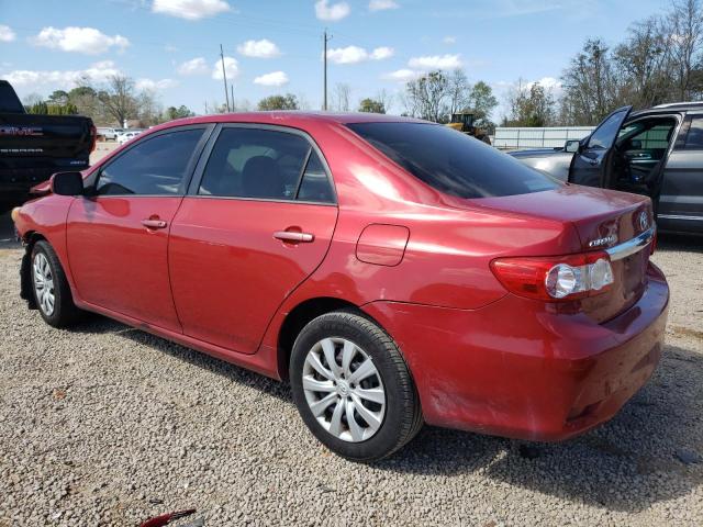 5YFBU4EE4CP035675 - 2012 TOYOTA COROLLA BASE BURGUNDY photo 2