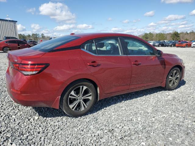 3N1AB8CV9PY266365 - 2023 NISSAN SENTRA SV RED photo 3