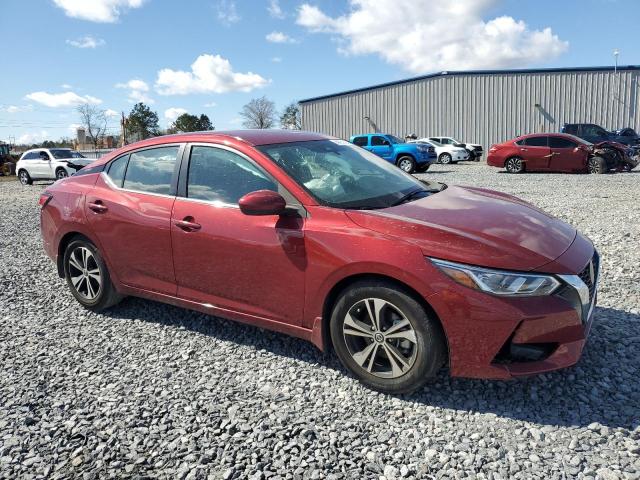 3N1AB8CV9PY266365 - 2023 NISSAN SENTRA SV RED photo 4