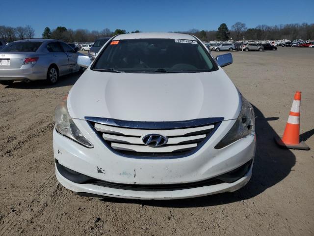 5NPEB4ACXEH821438 - 2014 HYUNDAI SONATA GLS WHITE photo 5