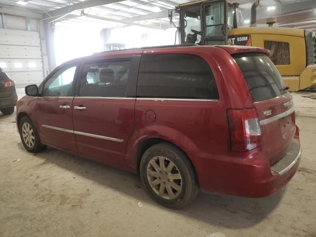 2A4RR8DG7BR704461 - 2011 CHRYSLER TOWN & COU TOURING L RED photo 2