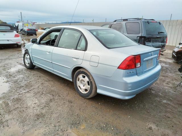 JHMES96604S015915 - 2004 HONDA CIVIC HYBRID GRAY photo 2