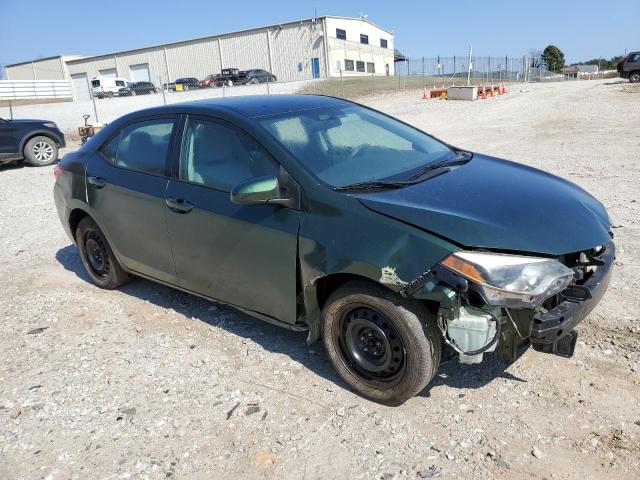 5YFBURHE4EP050995 - 2014 TOYOTA COROLLA L GREEN photo 4