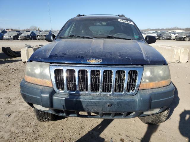 1J4GW48S31C709882 - 2001 JEEP GRAND CHER LAREDO BLUE photo 5