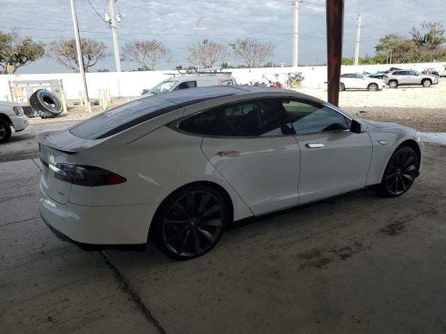 5YJSA1CP0DFP27375 - 2013 TESLA MODEL S 白色 照片 3