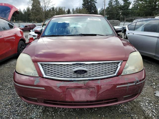 1FAFP25105G166929 - 2005 FORD FIVE HUNDR LIMITED RED photo 5