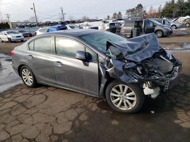 19XFB2F9XCE318337 - 2012 HONDA CIVIC EXL ნაცრისფერი ფოტო 4