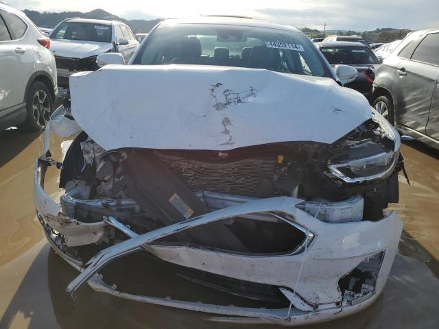 3FA6P0CD2KR254144 - 2019 FORD FUSION SEL WHITE photo 5