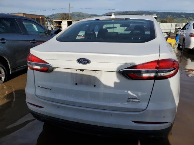 3FA6P0CD2KR254144 - 2019 FORD FUSION SEL WHITE photo 6