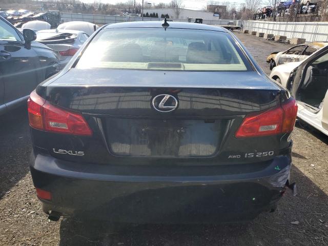 JTHCK262972016237 - 2007 LEXUS IS 250 BLACK photo 6