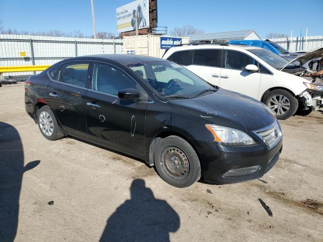 3N1AB7AP1EY216961 - 2014 NISSAN SENTRA S BLACK photo 4