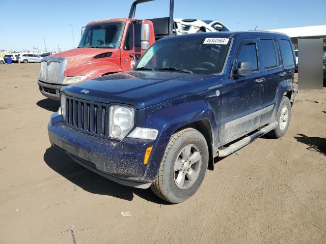 1C4PJMAK9CW122795 - 2012 JEEP LIBERTY SPORT BLUE photo 1