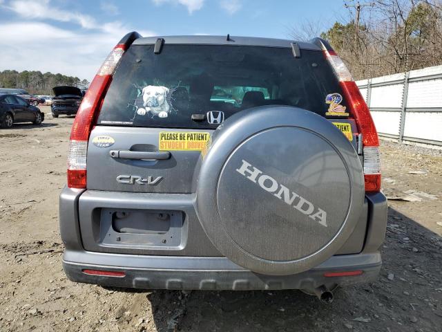 SHSRD78966U422705 - 2006 HONDA CR-V SE SILVER photo 6