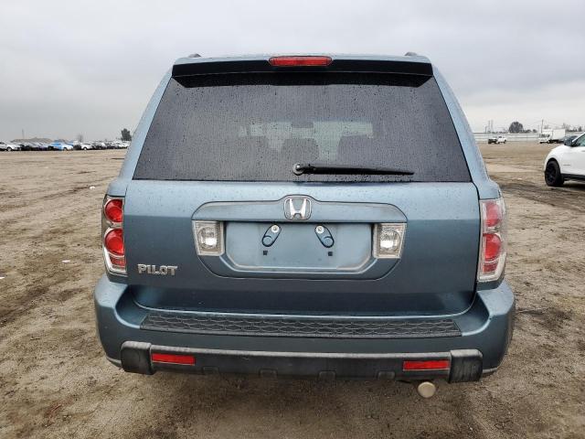 5FNYF28417B018152 - 2007 HONDA PILOT EX BLUE photo 6