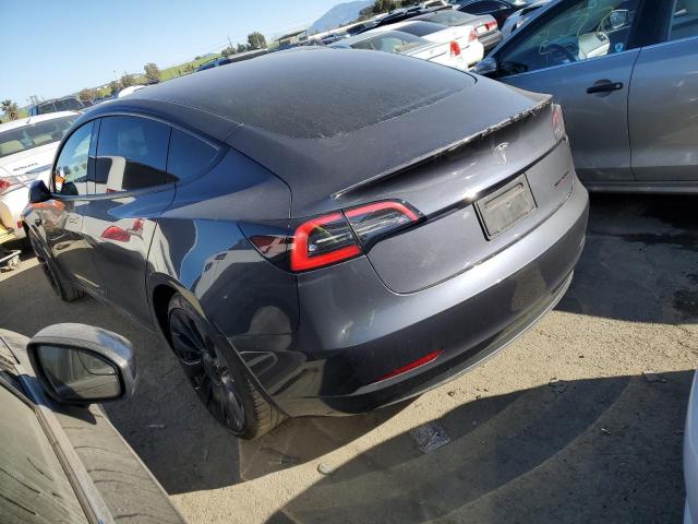 5YJ3E1ECXPF625878 - 2023 TESLA 3 GRAY photo 2