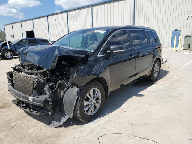 KNDMB5C19F6057297 - 2015 KIA SEDONA LX BLACK photo 1