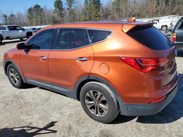 5XYZT3LB1GG340081 - 2016 HYUNDAI SANTA FE S ORANGE photo 2