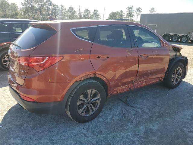 5XYZT3LB1GG340081 - 2016 HYUNDAI SANTA FE S ORANGE photo 3