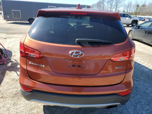 5XYZT3LB1GG340081 - 2016 HYUNDAI SANTA FE S ORANGE photo 6