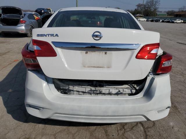 3N1AB7AP3GY322198 - 2016 NISSAN SENTRA S WHITE photo 6